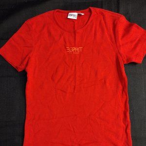 Vintage ESpirit De Corp Group Red Short Sleeve Tshirt Tee Size M